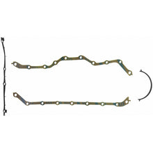 Load image into Gallery viewer, Fel-Pro Jeep Wrangler OS 30476 C Engine Oil Pan Gasket Set Blue Stripe cork-rubber