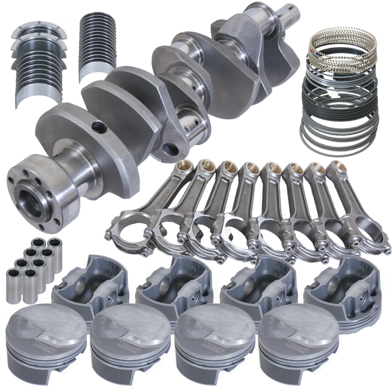 Eagle Chevy 454 1Pc 4.250in Crank 6.385in I-Beam Rods 18cc Dome 4.280in Pistons Rotating Assembly