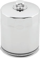Load image into Gallery viewer, Twin Power M8 Chrome Oil Filter With Nut Replaces H-D 62700297