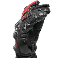 Load image into Gallery viewer, Dainese Druid 4 Leather Gloves Black/Lava-Red/White - XS