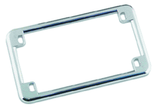 Load image into Gallery viewer, Bikers Choice Chrome License Plate Frame 6 3/4 X 3 3/4 Custom