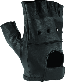 Kuryakyn Leather By River Road Diamond Shorty Gloves Black Womens - Small