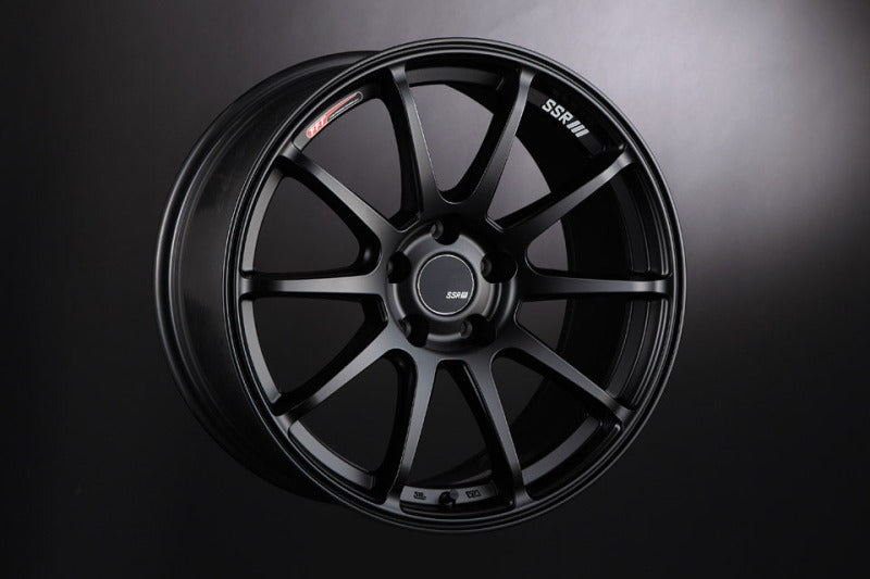 SSR GTV02 17x8.0 5x114.3 45mm Offset Flat Black Wheel RSX / Civic FD FA