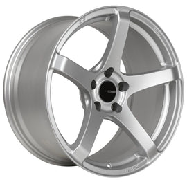Enkei Kojin 17x8 40mm Offset 5x114.3 Bolt Pattern 72.6mm Bore Dia Matte Silver Wheel
