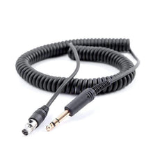 Load image into Gallery viewer, Rugged Radios Fire Truck Intercom Headset Coil Cord for 1/4 Style Jacks