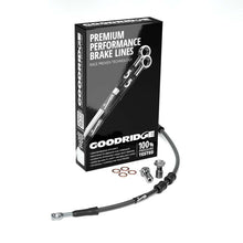 Load image into Gallery viewer, Goodridge 09-13 F HD FLH/FLT (EXCEPT FLTR) (w/ABS) +8in Black Brake Line Kit w/SS Fittings