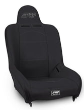 Load image into Gallery viewer, PRP Premier High Back Suspension Seat - Black Vinyl w/Silver PRP Logo
