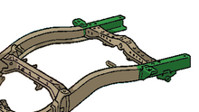 Load image into Gallery viewer, Rust Buster 95-04 Toyota Tacoma Rear Frame Section - Left Side