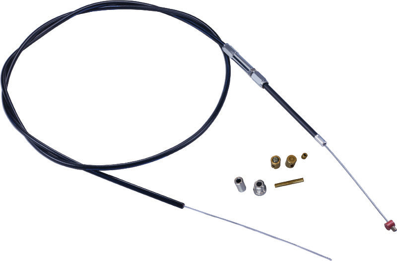 Bikers Choice Black Vinyl Internal Throttle Cable Cut To Length 53 Inch Custom