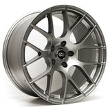 Enkei Raijin 18x8 45mm Offset 5x112 Bolt Pattern 72.6 Bore Diamter Titanium Gray Wheel *Min Qty 40*