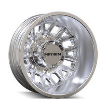 Load image into Gallery viewer, Mayhem Cogent Dually 8107D 17x6.5 8x210 BP -142mm Offset 154.2mm Bore Polished Wheel