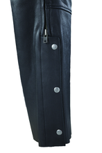 Load image into Gallery viewer, Kuryakyn Leather By River Road Longhaul Leather Chaps Black - Large