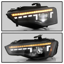 Load image into Gallery viewer, Spyder 13-17 Audi A5 HID Model Only High-Power Headlight - Black (PRO-YD-AA513HIDAP-SEQGR-BK)