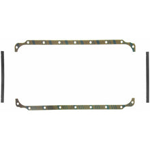 Load image into Gallery viewer, Fel-Pro OS 6566 C Engine Oil Pan Gasket Set Blue Stripe cork-rubber