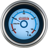 REDARC Single Battery Voltage Gauge w/Optional Current Display - 52mm