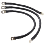 All Balls Racing 04-06 Harley-Davidson FXD Super Glide Battery Cable Kit Black