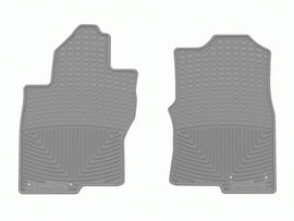 WeatherTech 22-23 Nissan Frontier King Cab (Incl. 2022 Crew Cab) Front Rubber Mats - Grey