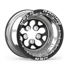 Load image into Gallery viewer, Weld Alpha-1 15x16 / 5x4.75 BP / 5in. BS Black Wheel - Black Double Beadlock