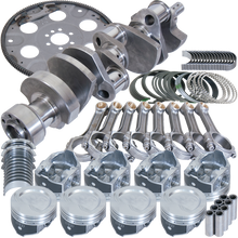 Load image into Gallery viewer, Eagle Chevy LT1350 1Pc 3.750in Crank 5.700in I-Beam Rods 4.000in Pistons 153 Tooth FP Bal Assembly