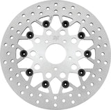 Twin Power 84-17 Big Twin Exc 11.8 and Lug Mount 84-13 XL Front 11.5 Floating Rotor Mesh Silver