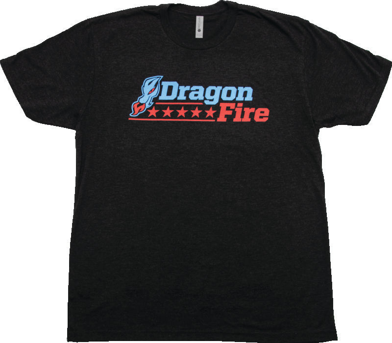 DragonFire Racing Dfr Logo Tee Blue/Red Sm