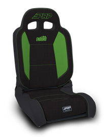 PRP EnduroDaily Reclining Suspension Seat - Black/Green Tweed - Driver