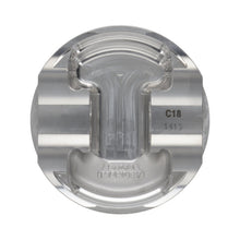 Load image into Gallery viewer, Manley Nissan GT-R 3.8L VR38DETT 99mm Bore 9.8:1 CR -2cc Dish Extreme Duty Piston Set w/ Rings