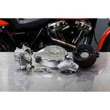 Load image into Gallery viewer, S&amp;S Cycle 99-05 BT Super E Carburetor &amp;  Stealth Air Cleaner Kit w/ Chrome Teardrop