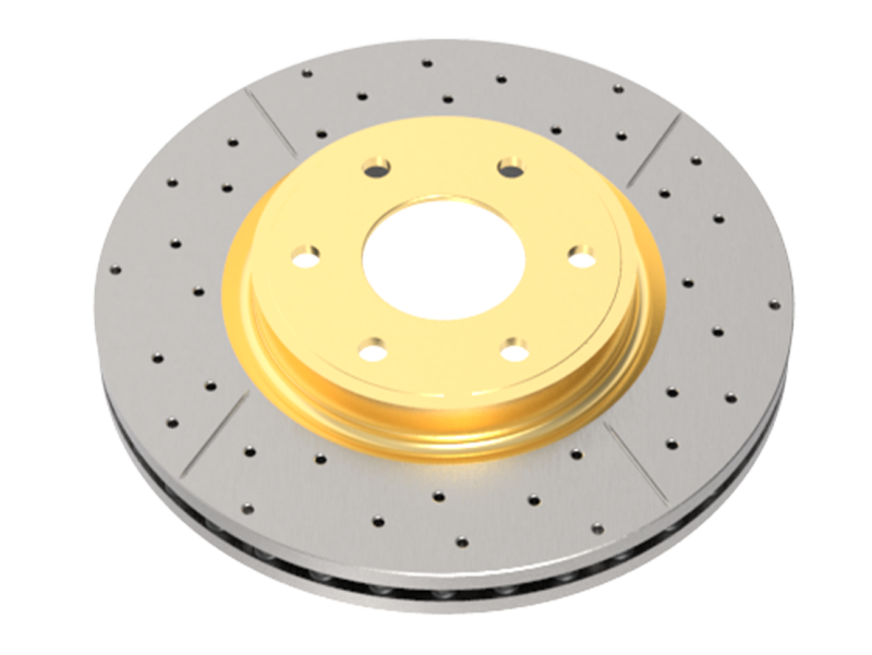 DBA 13-15 BMW 320i AWD Rear Drilled & Slotted Street Series Rotor