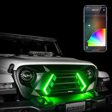 Load image into Gallery viewer, XK Glow JL Wrangler &amp; Gladiator JT XKCHROME LED Grill Kit (Dual Mode)