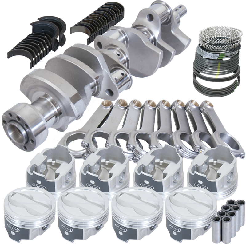 Eagle Chevy LT1 350 1Pc 3.750in Crank 5.700in H-Beam -18cc 4.060in Pistons Rotating Assembly
