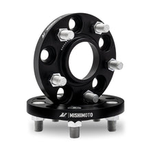 Load image into Gallery viewer, Mishimoto Wheel Spacers - 5x114.3 - 66.1 - 30 - M12 - Black