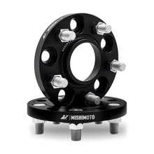 Load image into Gallery viewer, Mishimoto Wheel Spacers - 5x112 - 57.1 - 15 - M14 - Black