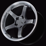 Advan GT for Porsche 18x10.0 / +60 Off / 5x130 / 71.6mm Bore / Machining and Hyper Platinum Black