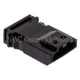 NAMZ JAE MX-1900 4-Position Male Black Pin Housing (HD 72907-11)