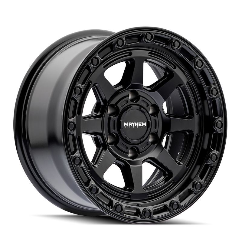 Mayhem 8306 Ridgeline 17x8.5 / 6x135 BP / -6mm Offset / 87.1mm Hub Satin Black Wheel