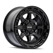 Load image into Gallery viewer, Mayhem 8306 Ridgeline 17x8.5 / 6x135 BP / -6mm Offset / 87.1mm Hub Satin Black Wheel
