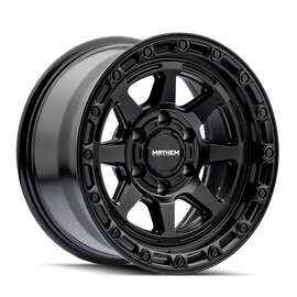 Mayhem 8306 Ridgeline 17x8.5 / 5x127 BP/ -6mm Offset / 78.1mm Hub Satin Black Wheel