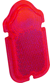 Bikers Choice Tombstone Tail Light Replacement Lens Red Plastic Lens Replaces H-D 68090-47