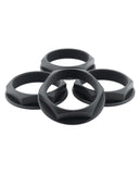 fifteen52 Super Touring Nut V2 - Anodized Black w/ Satin Clear - Set of 4