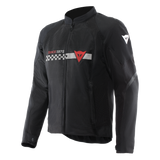 Dainese Herosphere Air Tex Jacket Black/White Stripes/Red Size - 52