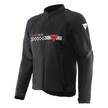 Load image into Gallery viewer, Dainese Herosphere Air Tex Jacket Black/White Stripes/Red Size - 62