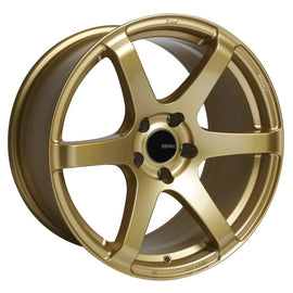 Enkei T6S 18x9.5 45mm Offset 5x100 Bolt Pattern 72.6 Bore Gold Wheel