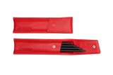 Akrapovic Leather Pencil Case - Red