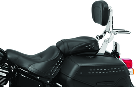 Kuryakyn Fixed Mounts Multi-Purpose Driver & Passenger Backrest 18-Up Softail Black