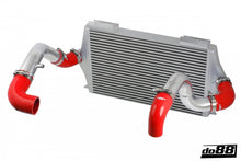 Load image into Gallery viewer, do88 92-98 Volvo 740/940 Turbo (76mm Throttle) BigPack Intercooler Kit w/Red Hoses