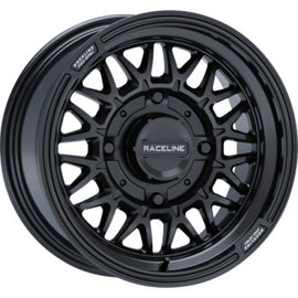 Raceline A13GB Omega 15x7in / 4x114.3 BP / 56mm Offset / 68mm Bore - Satin Black Wheel