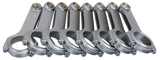 Eagle Chevrolet Big Block 6.535in Length ARP 2000 Bolts Forged 4340 Steel H-Beam Rods - Set of 8