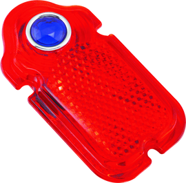 Bikers Choice Blue Dot Taillight Lens 47-54 Tombstone Replaces H-D 68090-47