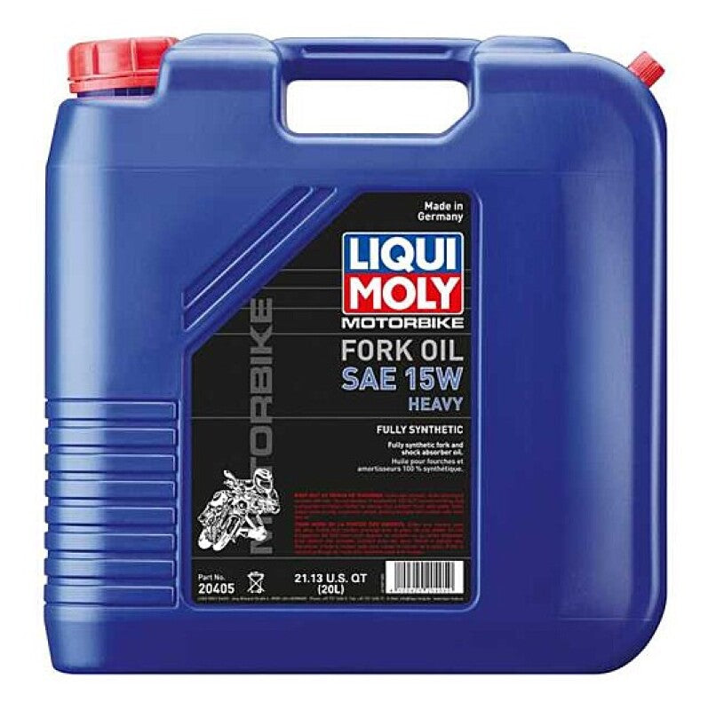 LIQUI MOLY 20L Motorbike Fork Oil SAE 15W Heavy